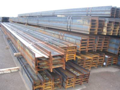 Steel section ready for transport