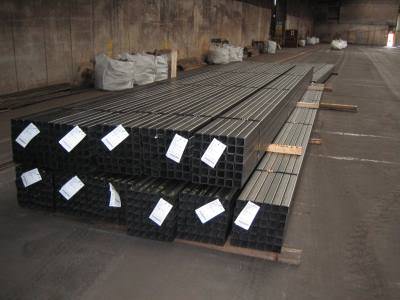 Long product storage in warehouse